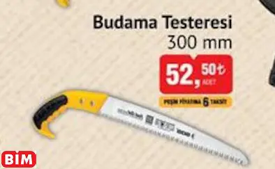 SGS BUDAMA TESTERESİ 300 MM SGS BUDAMA TESTERESİ 300 MM